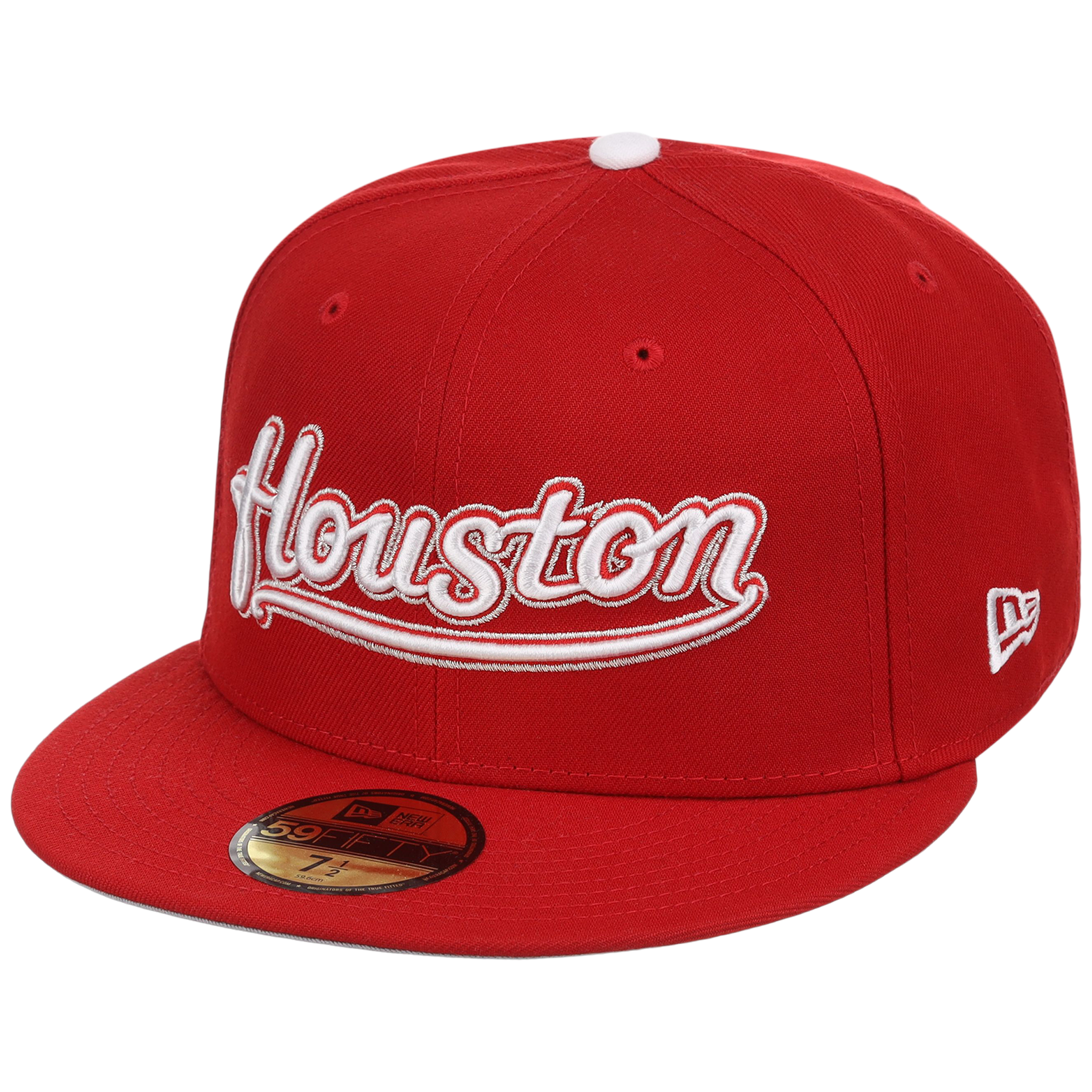 Houston Astros 'Houston' Script (Red/Red) Houston Crown the City New Era 59FIFTY
