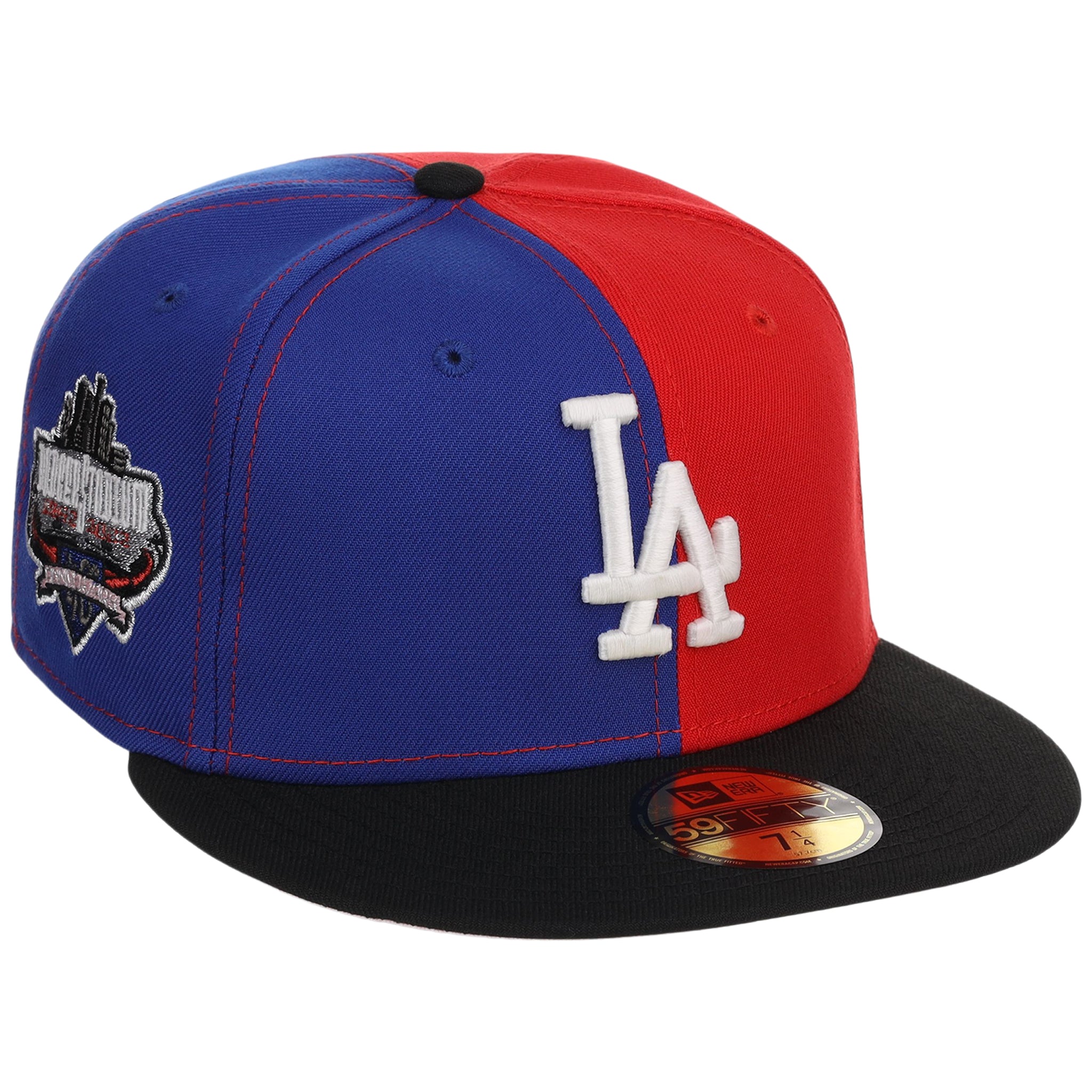 Los Angeles Dodgers MLB 'Paint the City Pink' New Era 59FIFTY - Red & Blue