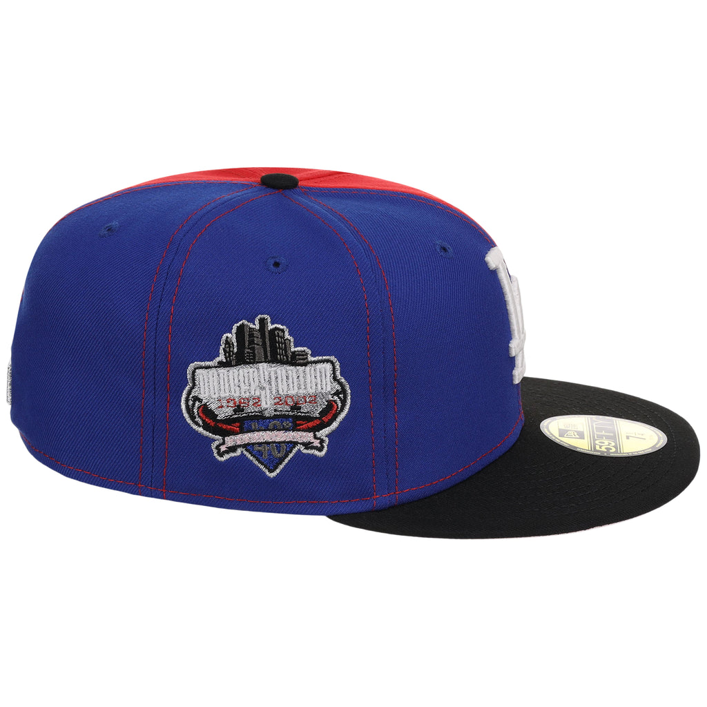 Los Angeles Dodgers MLB 'Paint the City Pink' New Era 59FIFTY - Red & Blue