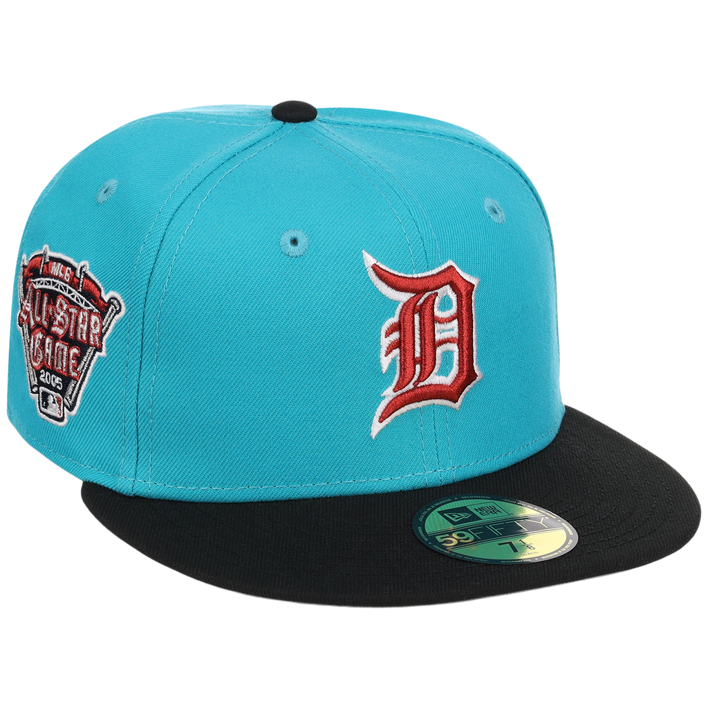 Detroit Tigers MLB “Concrete Legacy” New Era 59FIFTY Collection - Teal/Black