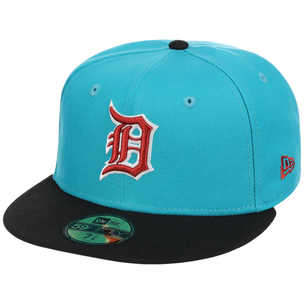 Detroit Tigers MLB “Concrete Legacy” New Era 59FIFTY Collection - Teal/Black