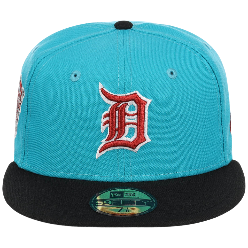Detroit Tigers MLB “Concrete Legacy” New Era 59FIFTY Collection - Teal/Black