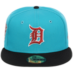Detroit Tigers MLB “Concrete Legacy” New Era 59FIFTY Collection - Teal/Black