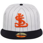 St. Louis Cardinals MLB “Concrete Legacy” New Era 59FIFTY Collection - Pinstripe/Navy