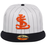 St. Louis Cardinals MLB “Concrete Legacy” New Era 59FIFTY Collection - Pinstripe/Navy