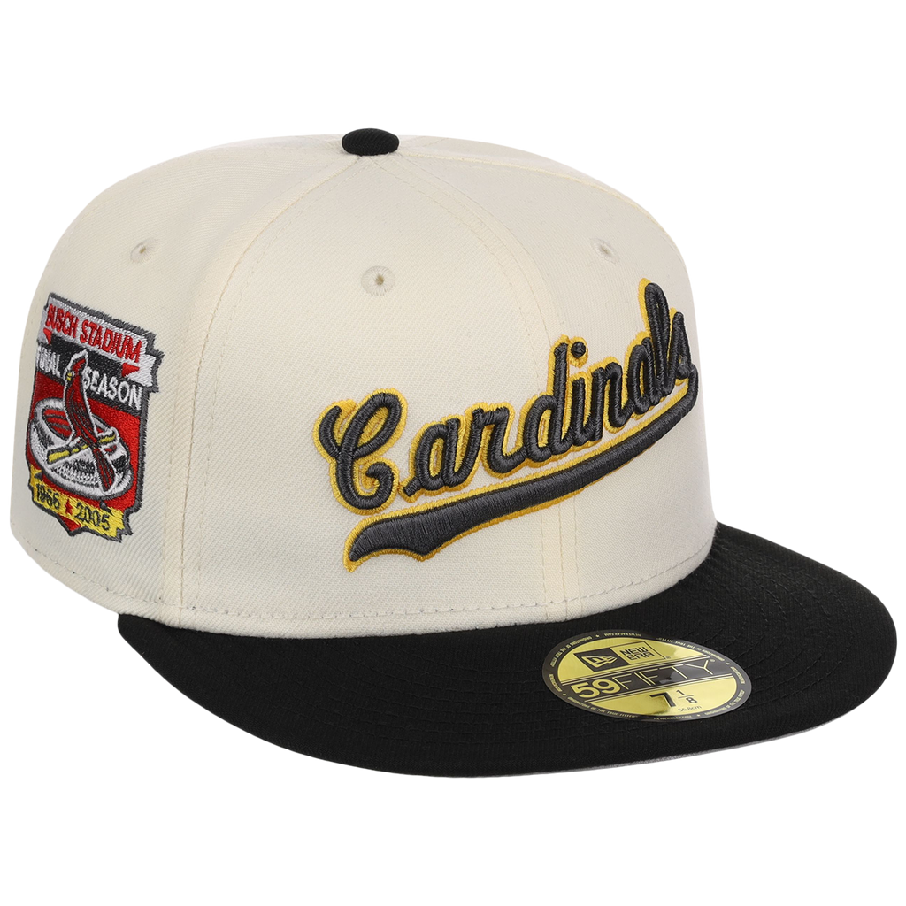 St. Louis Cardinals MLB “Concrete Legacy” New Era 59FIFTY Collection - Chrome/Black