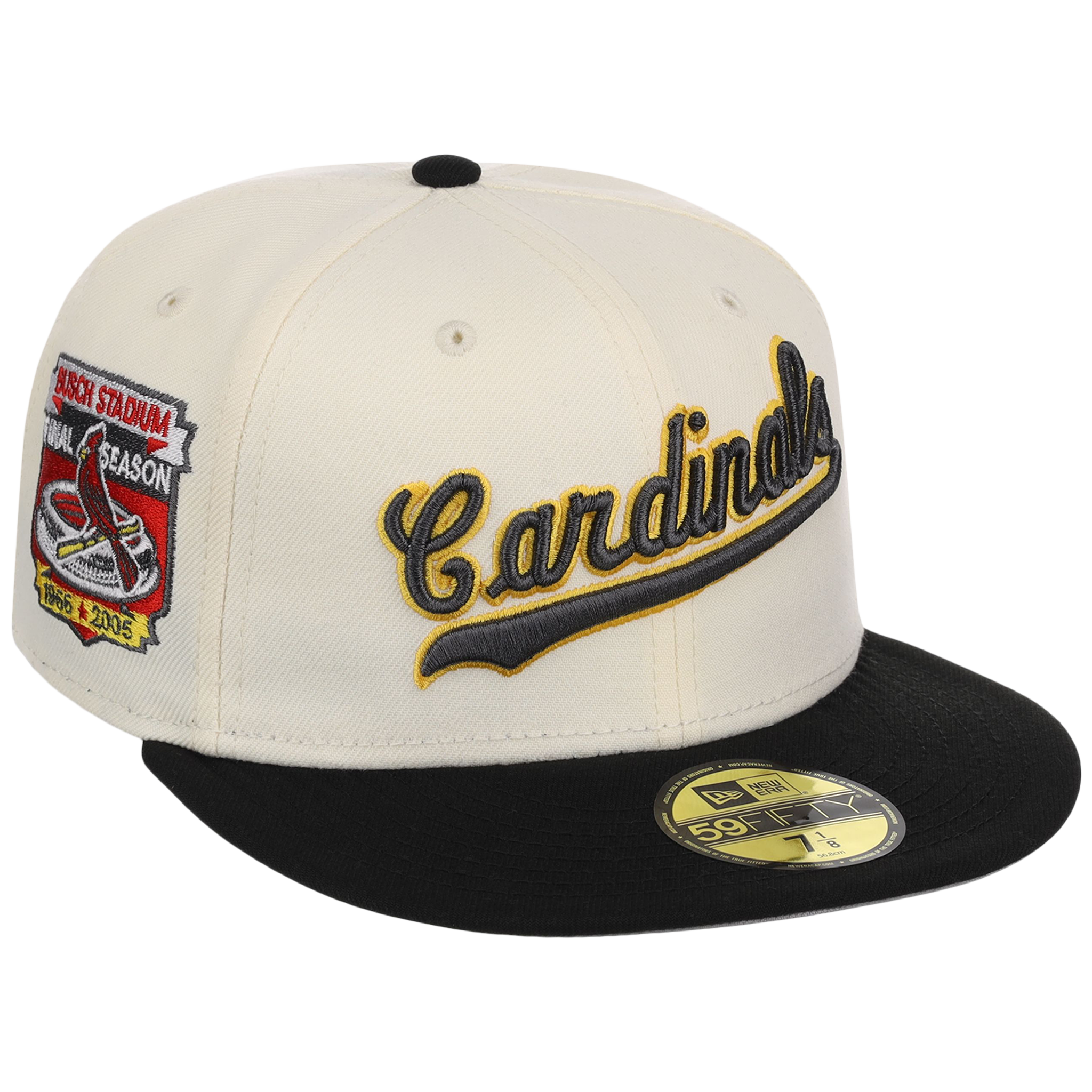 St. Louis Cardinals MLB “Concrete Legacy” New Era 59FIFTY Collection - Chrome/Black