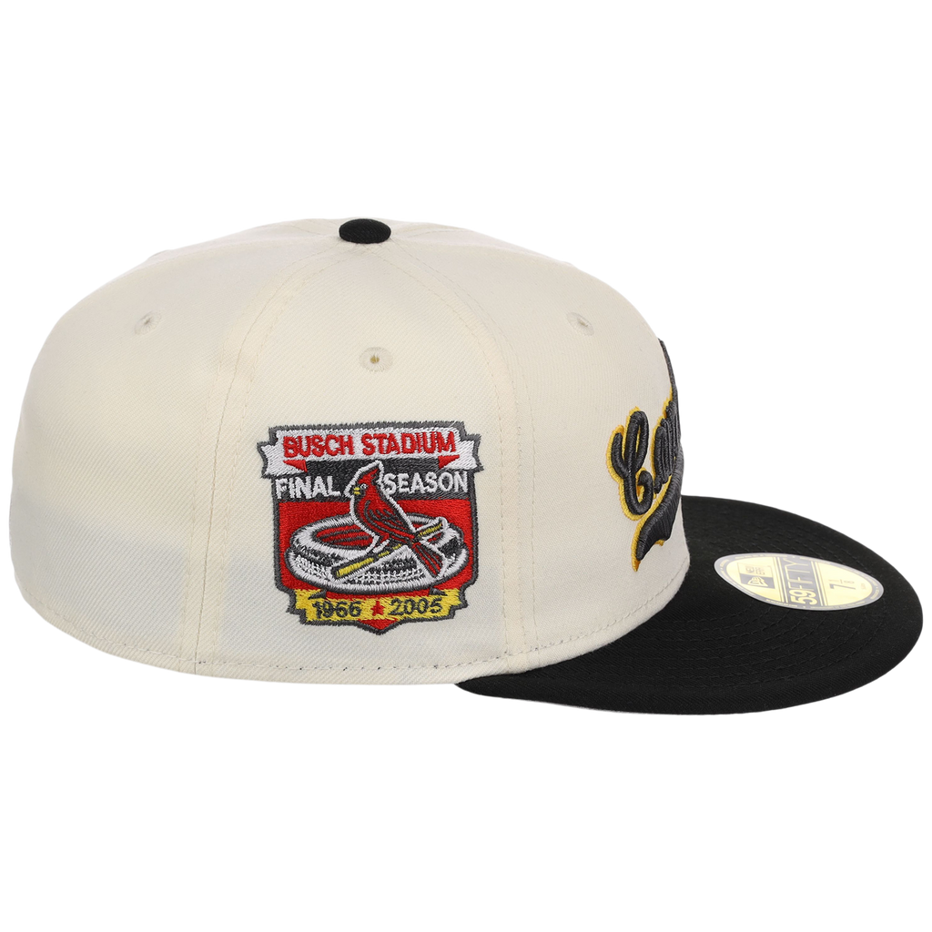 St. Louis Cardinals MLB “Concrete Legacy” New Era 59FIFTY Collection - Chrome/Black