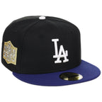 Los Angeles Dodgers MLB 'TOP 4' New Era 59FIFTY Collection - Black/Royal