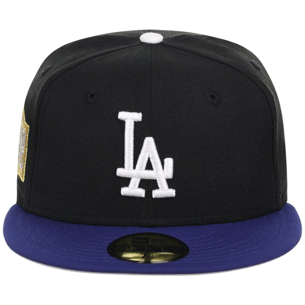 Los Angeles Dodgers MLB 'TOP 4' New Era 59FIFTY Collection - Black/Royal