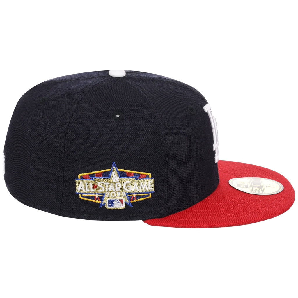 Los Angeles Dodgers MLB 'TOP 4' New Era 59FIFTY Collection - Navy/Red