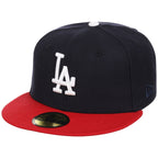 Los Angeles Dodgers MLB 'TOP 4' New Era 59FIFTY Collection - Navy/Red