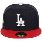 Los Angeles Dodgers MLB 'TOP 4' New Era 59FIFTY Collection - Navy/Red