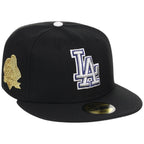 Los Angeles Dodgers MLB 'TOP 4' New Era 59FIFTY Collection - Black/Black