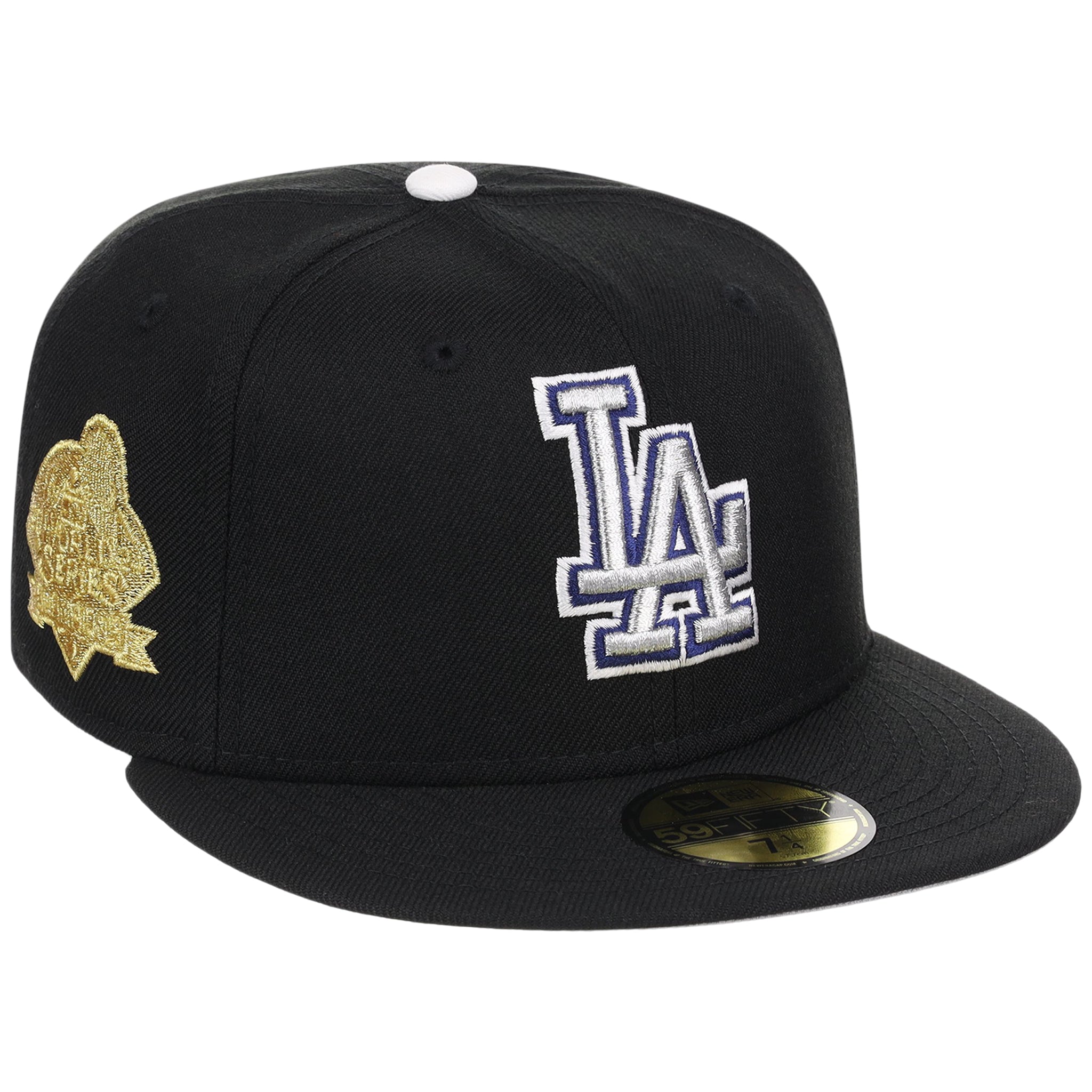 Los Angeles Dodgers MLB 'TOP 4' New Era 59FIFTY Collection - Black/Black