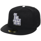 Los Angeles Dodgers MLB 'TOP 4' New Era 59FIFTY Collection - Black/Black