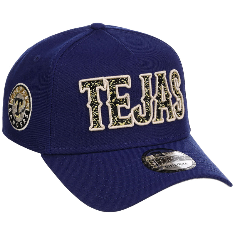 Texas Rangers Crown the City - Dallas 'Tejas' - Royal Blue