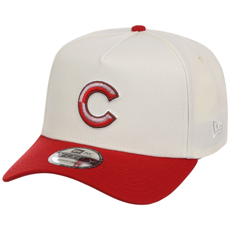 Men's New Era Black Chicago Cubs A-Frame 9FORTY Trucker Adjustable Hat Men's New Era Black Chicago Cubs A-Frame 9FORTY Trucker Adjustable Hat
