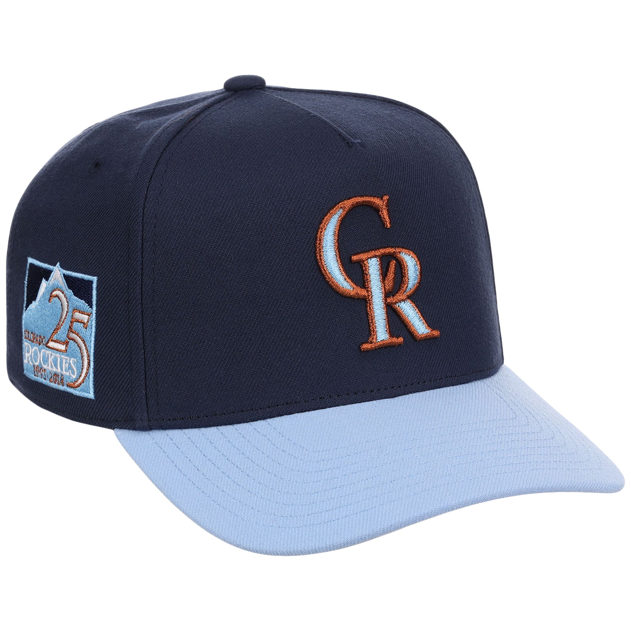 Colorado Rockies MLB Ocean Sky Mitchell & Ness Pro Pinch