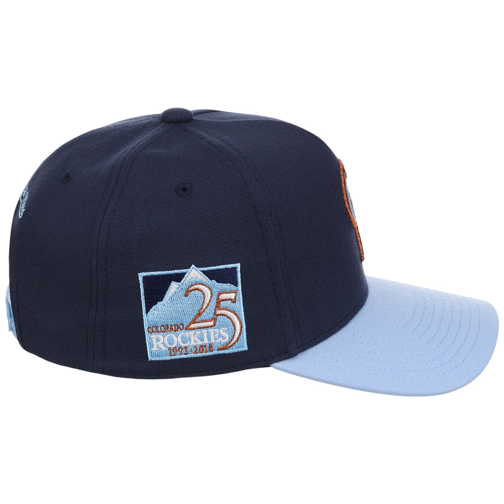 Colorado Rockies MLB Ocean Sky Mitchell & Ness Pro Pinch
