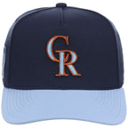 Colorado Rockies MLB Ocean Sky Mitchell & Ness Pro Pinch