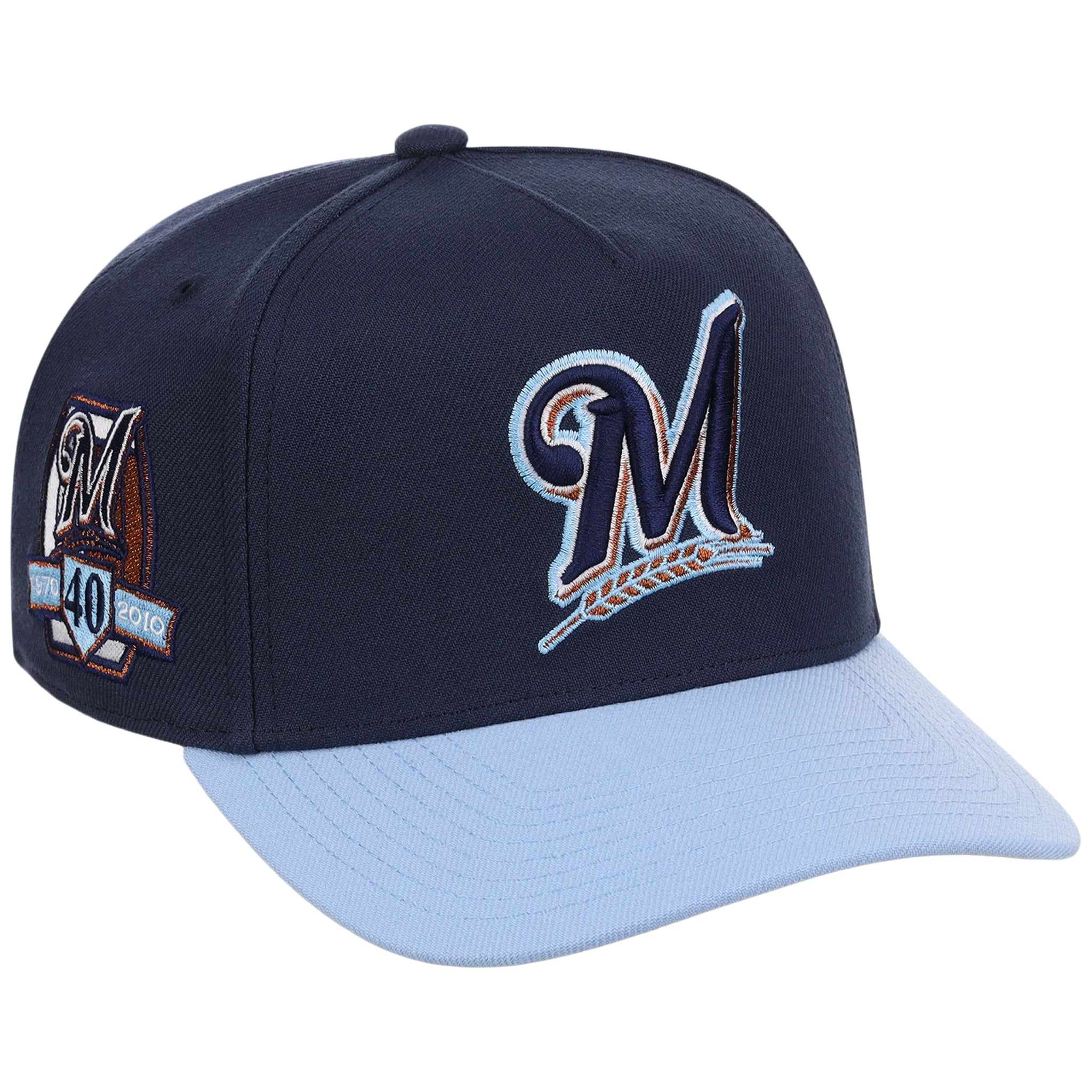 Milwaukee Brewers MLB Ocean Sky Mitchell & Ness Pro Pinch