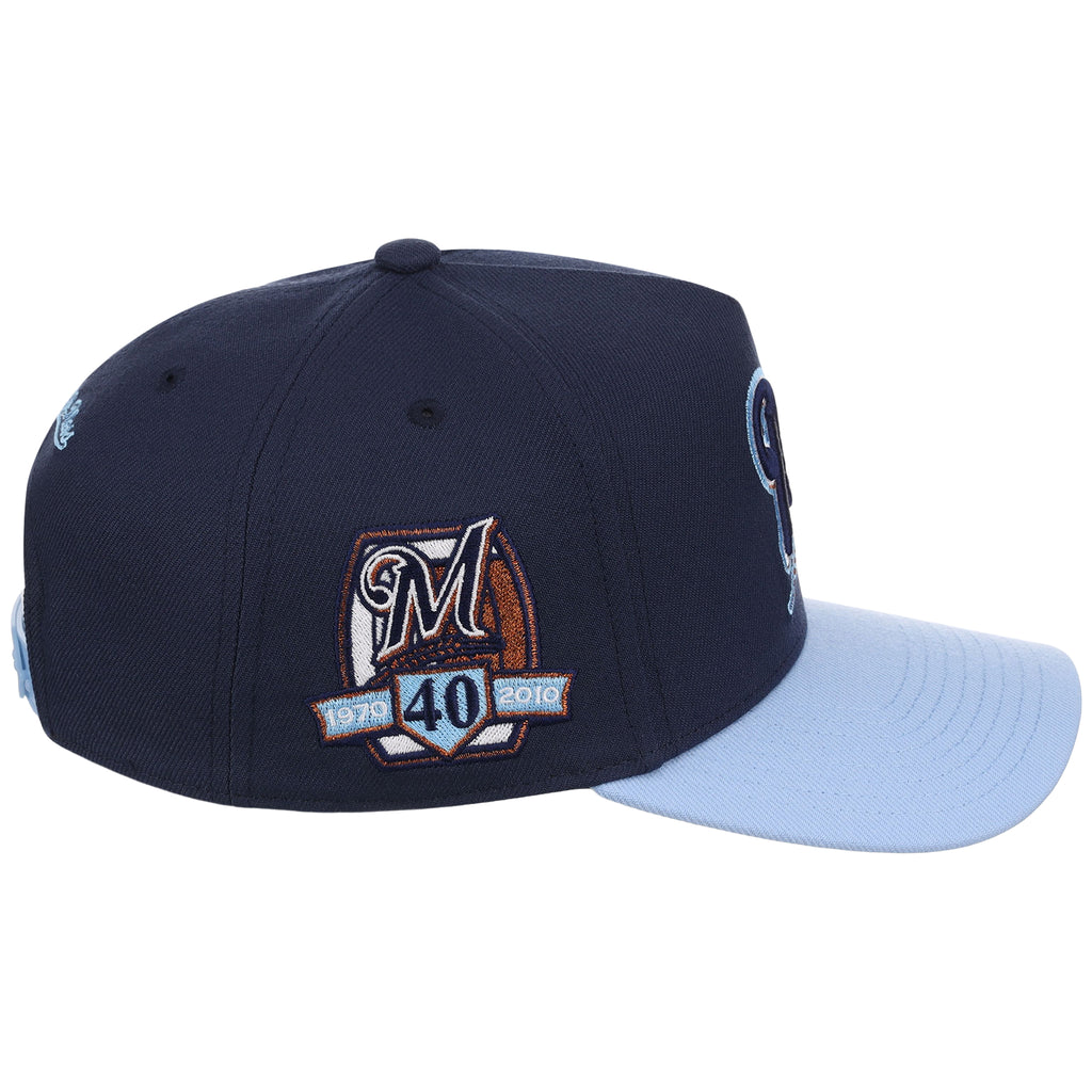 Milwaukee Brewers MLB Ocean Sky Mitchell & Ness Pro Pinch