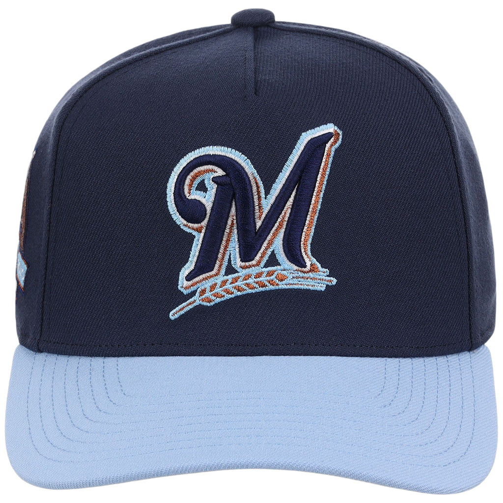 Milwaukee Brewers MLB Ocean Sky Mitchell & Ness Pro Pinch