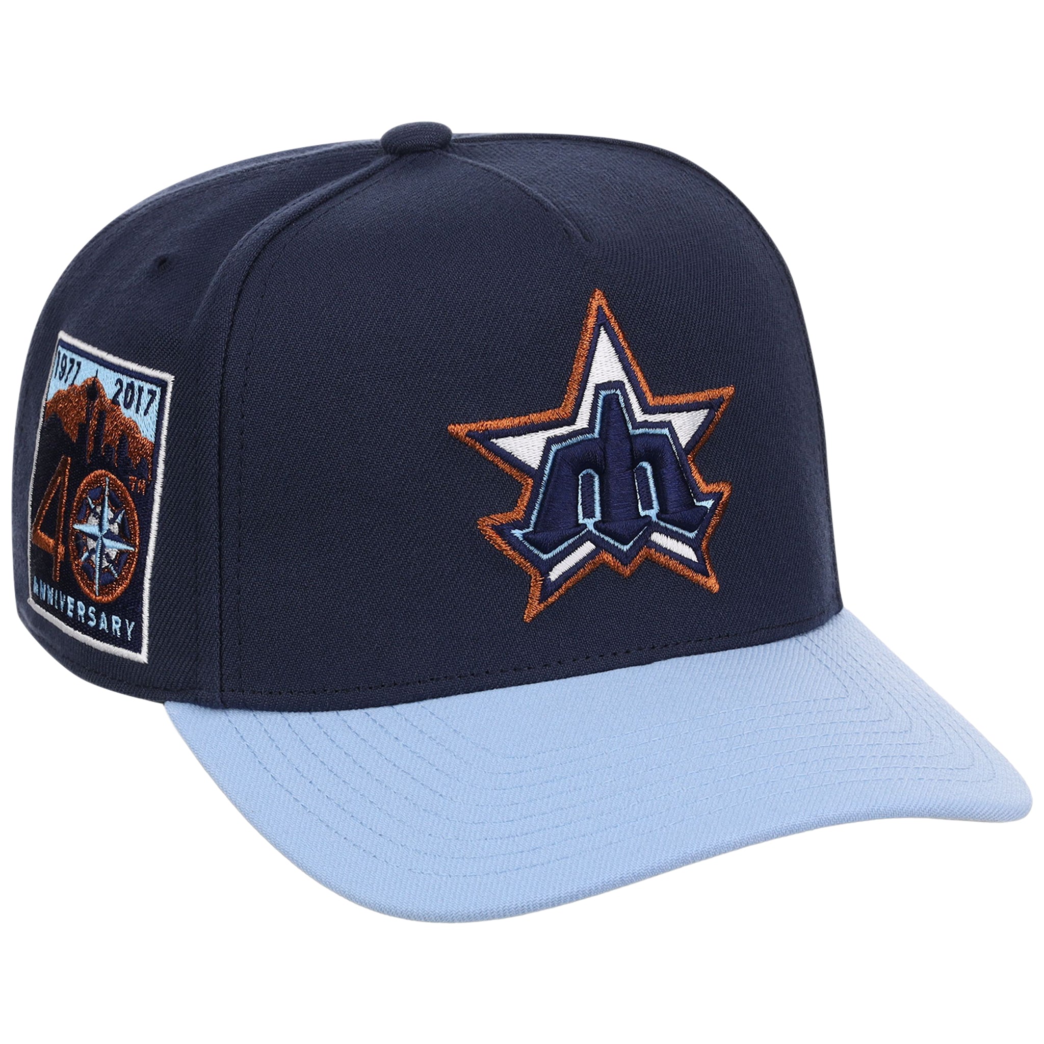 Seattle Mariners MLB Ocean Sky Mitchell & Ness Pro Pinch