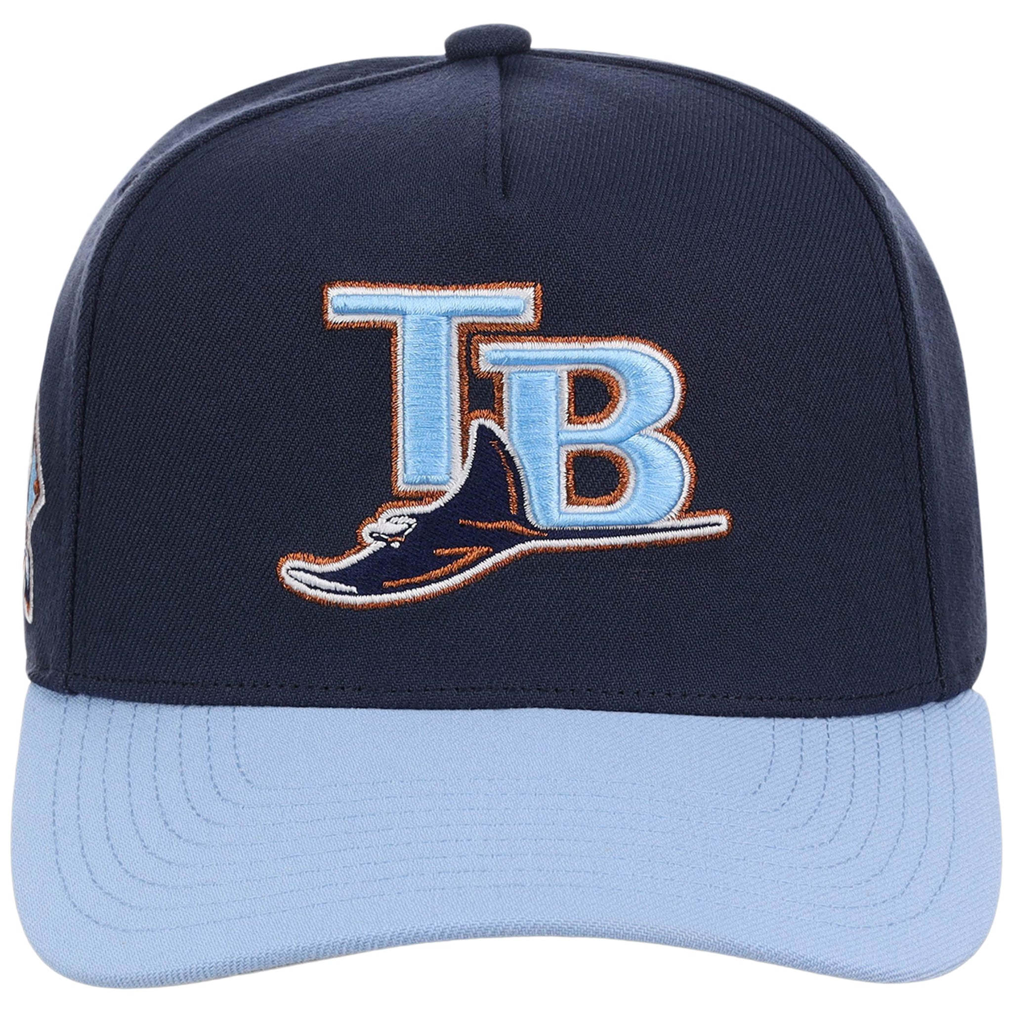 Tampa Bay Rays MLB Ocean Sky Mitchell & Ness Pro Pinch
