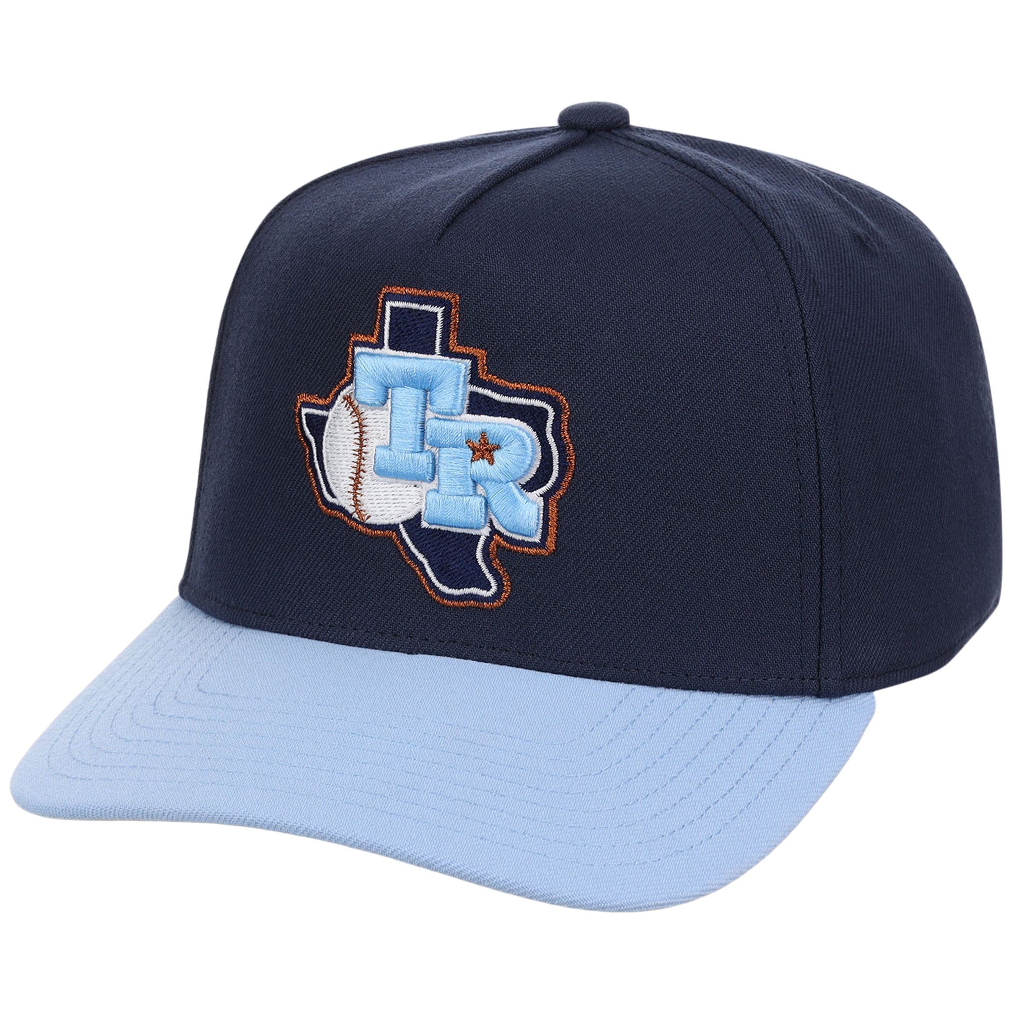 Texas Rangers MLB Ocean Sky Mitchell & Ness Pro Pinch