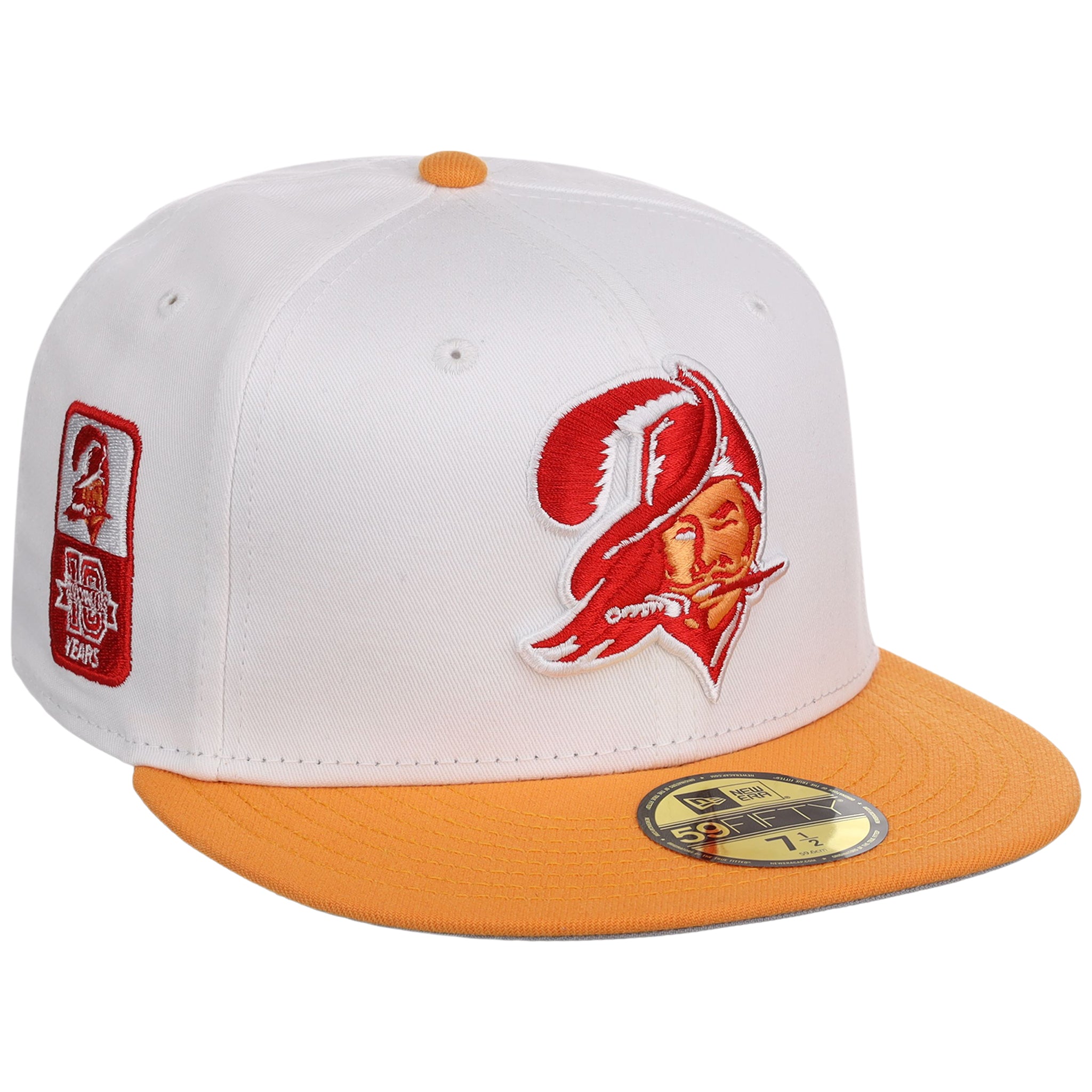 Tampa Bay Buccaneers 'Then & Now' New Era 59FIFTY Retro Graphite Era Flip