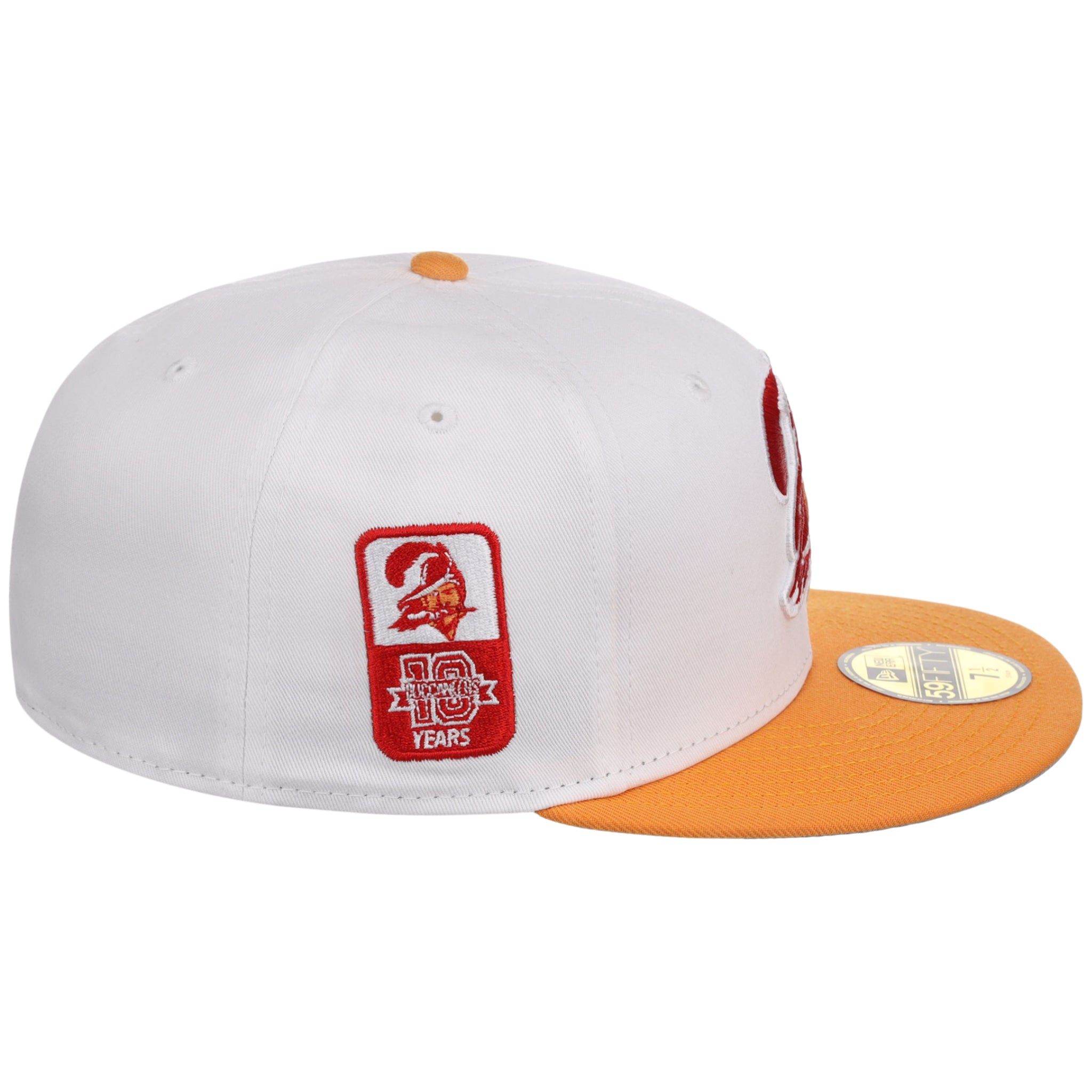 Tampa Bay Buccaneers 'Then & Now' New Era 59FIFTY Retro Graphite Era Flip