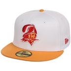 Tampa Bay Buccaneers 'Then & Now' New Era 59FIFTY Retro Graphite Era Flip