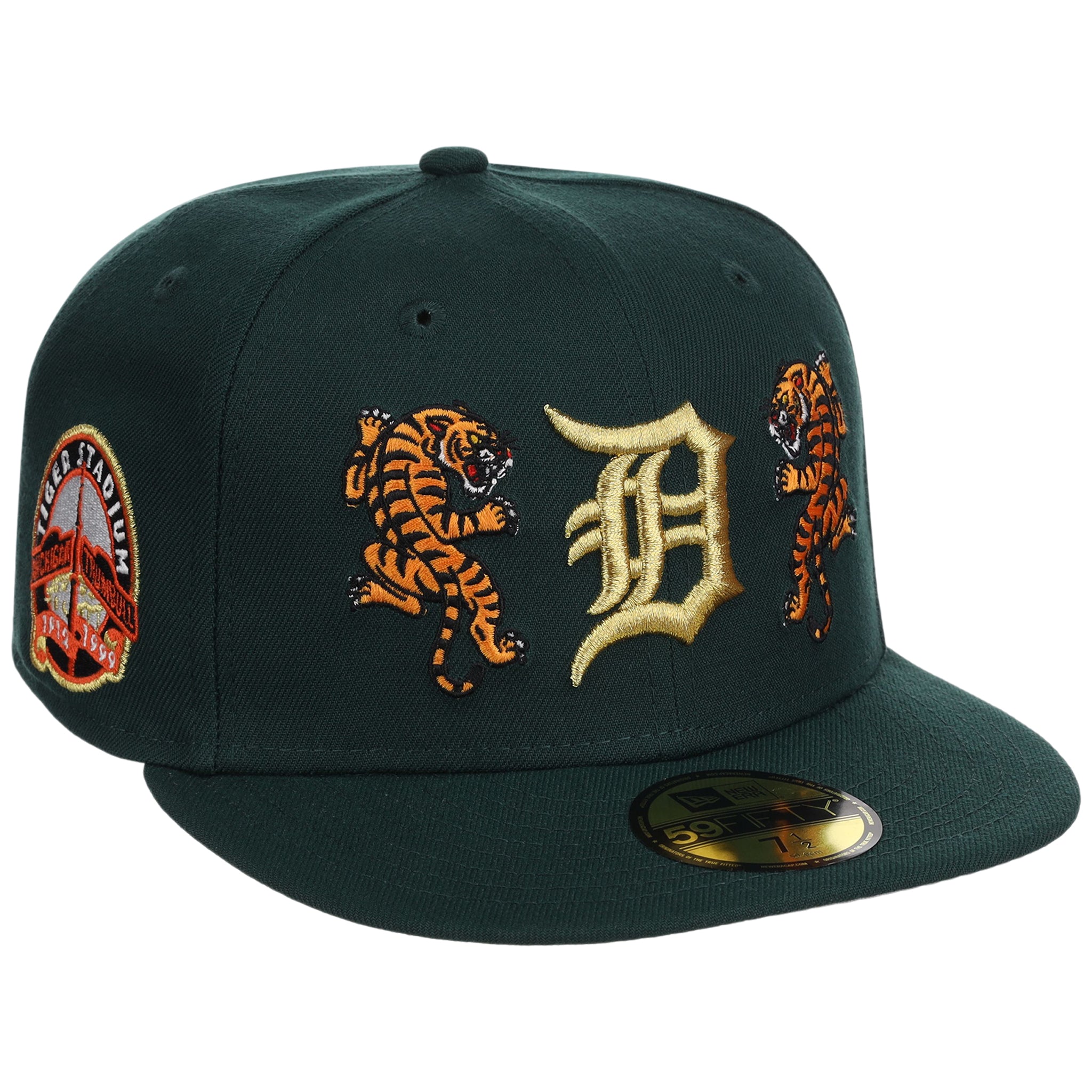 Detroit Tigers Detroit Crown the City 'Double Tiger' - Dark Green