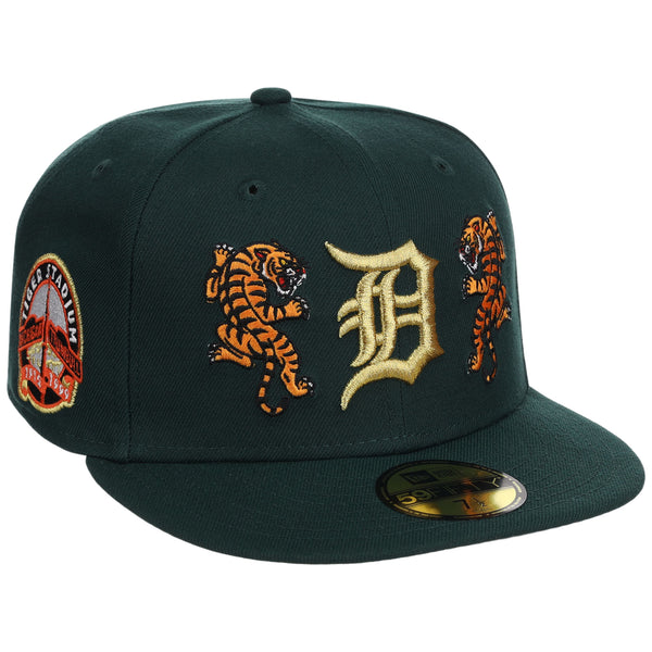 Detroit Tigers Detroit Crown the City 'Double Tiger' - Dark Green