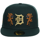 Detroit Tigers Detroit Crown the City 'Double Tiger' - Dark Green 59FIFTY