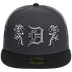 Detroit Tigers Detroit Crown the City 'Double Tiger' - Graphite 59FIFTY