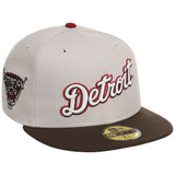 Detroit Tigers Detroit Crown the City - Stone Brown 59FIFTY