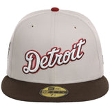 Detroit Tigers Detroit Crown the City - Stone Brown 59FIFTY