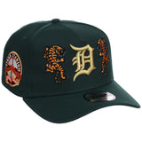 Detroit Tigers Detroit Crown the City 'Double Tiger' - Dark Green 9FORTY
