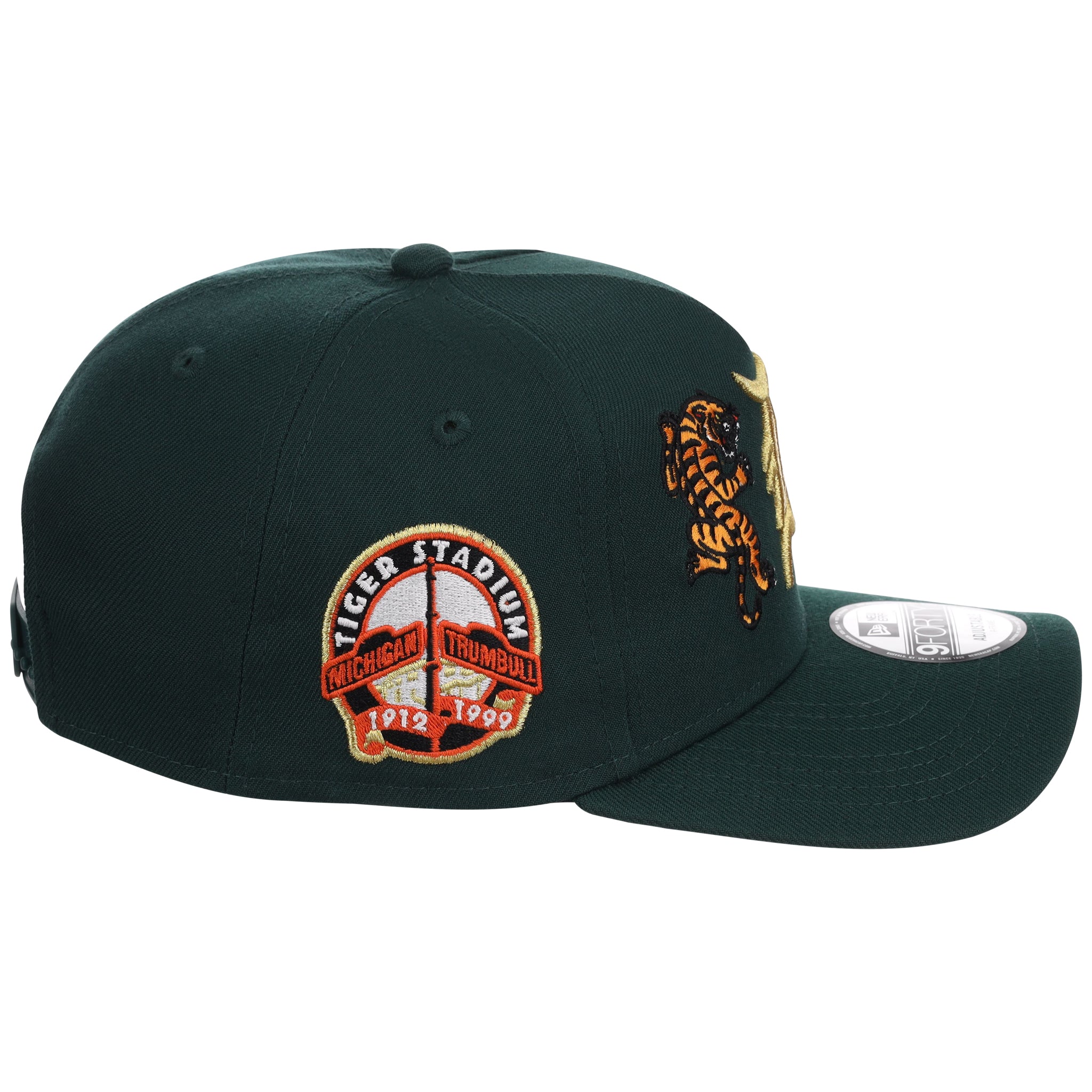Detroit Tigers Detroit Crown the City 'Double Tiger' - Dark Green 9FORTY