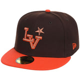 Las Vegas Aviators Las Vegas Crown the City New Era 59FIFTY - Brown/Orange