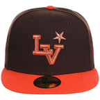 Las Vegas Aviators Las Vegas Crown the City New Era 59FIFTY - Brown/Orange