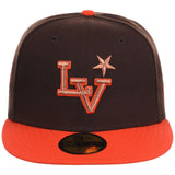 Las Vegas Aviators Las Vegas Crown the City New Era 59FIFTY - Brown/Orange