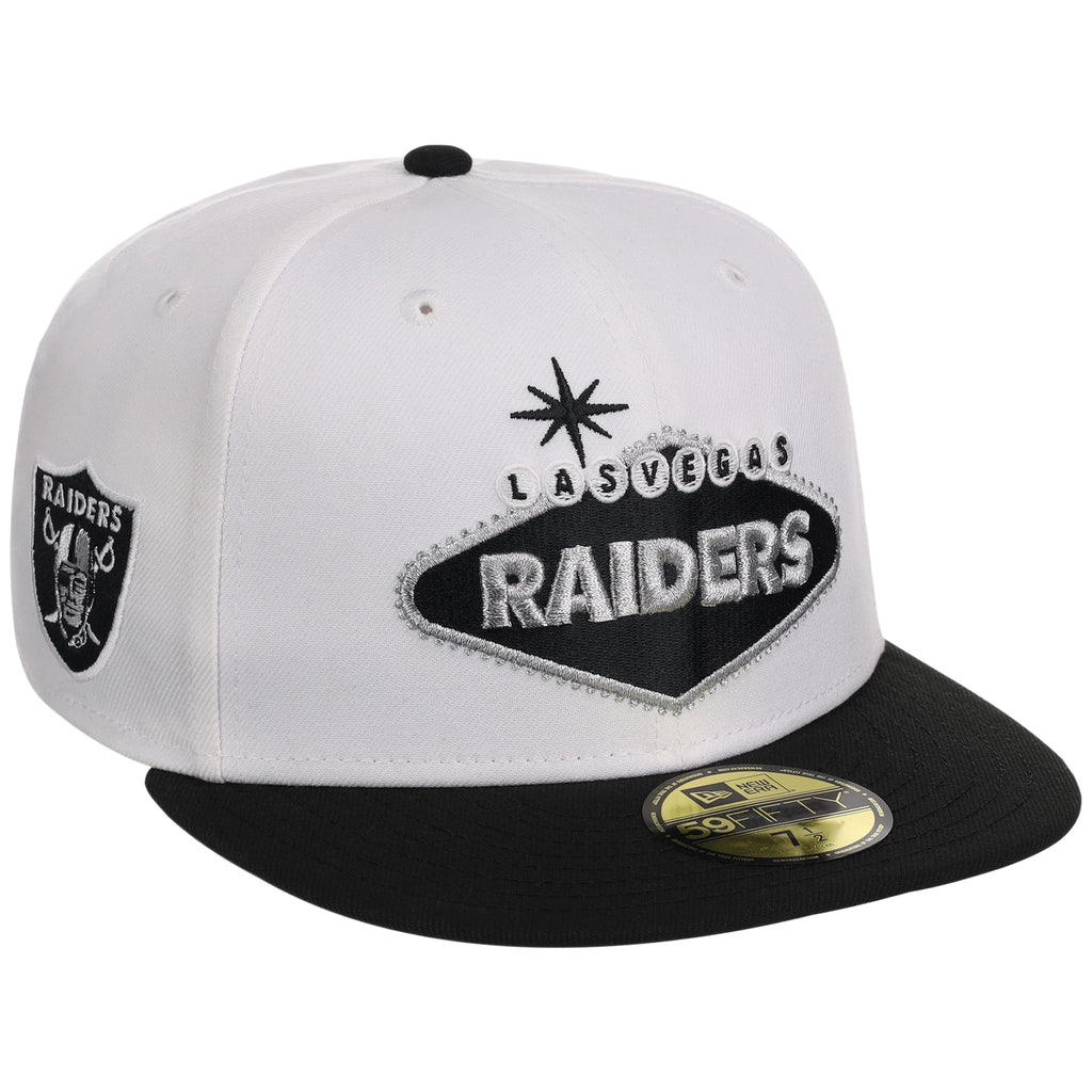 Las Vegas Raiders Las Vegas Crown the City New Era 59FIFTY - Welcome Sign