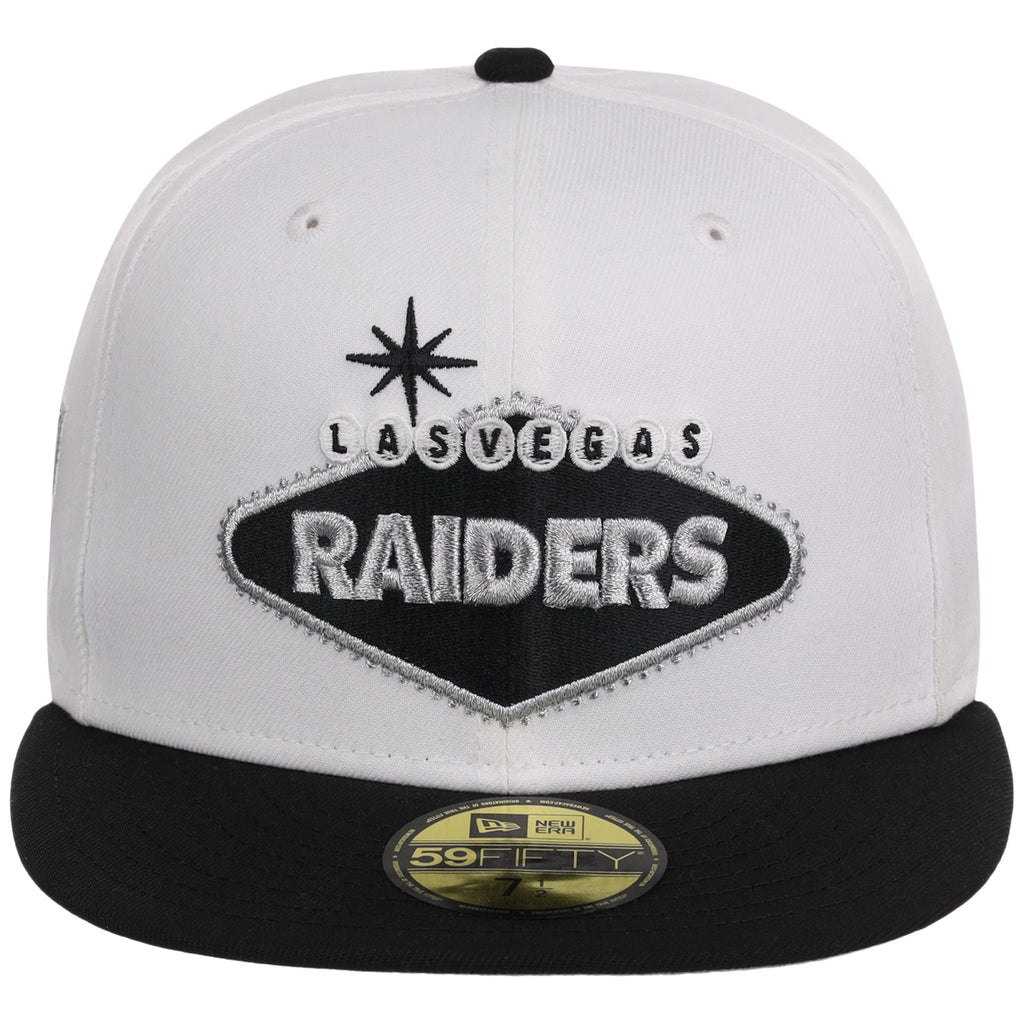 Las Vegas Raiders Las Vegas Crown the City New Era 59FIFTY - Welcome Sign