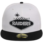 Las Vegas Raiders Las Vegas Crown the City New Era 59FIFTY - Welcome Sign