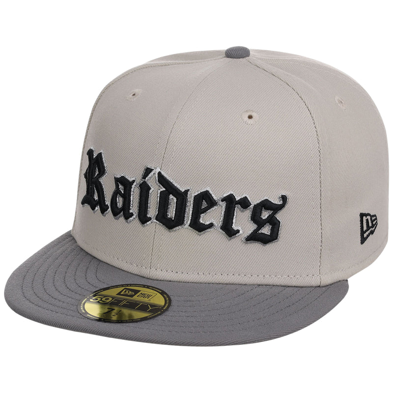 日本未発売レアカラー‼︎ RAIDERS OldEnglish 59FIFTY Las Vegas Raiders Las Vegas Crown the City New Era 59FIFTY - Old
