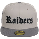 Las Vegas Raiders Las Vegas Crown the City New Era 59FIFTY - Old English